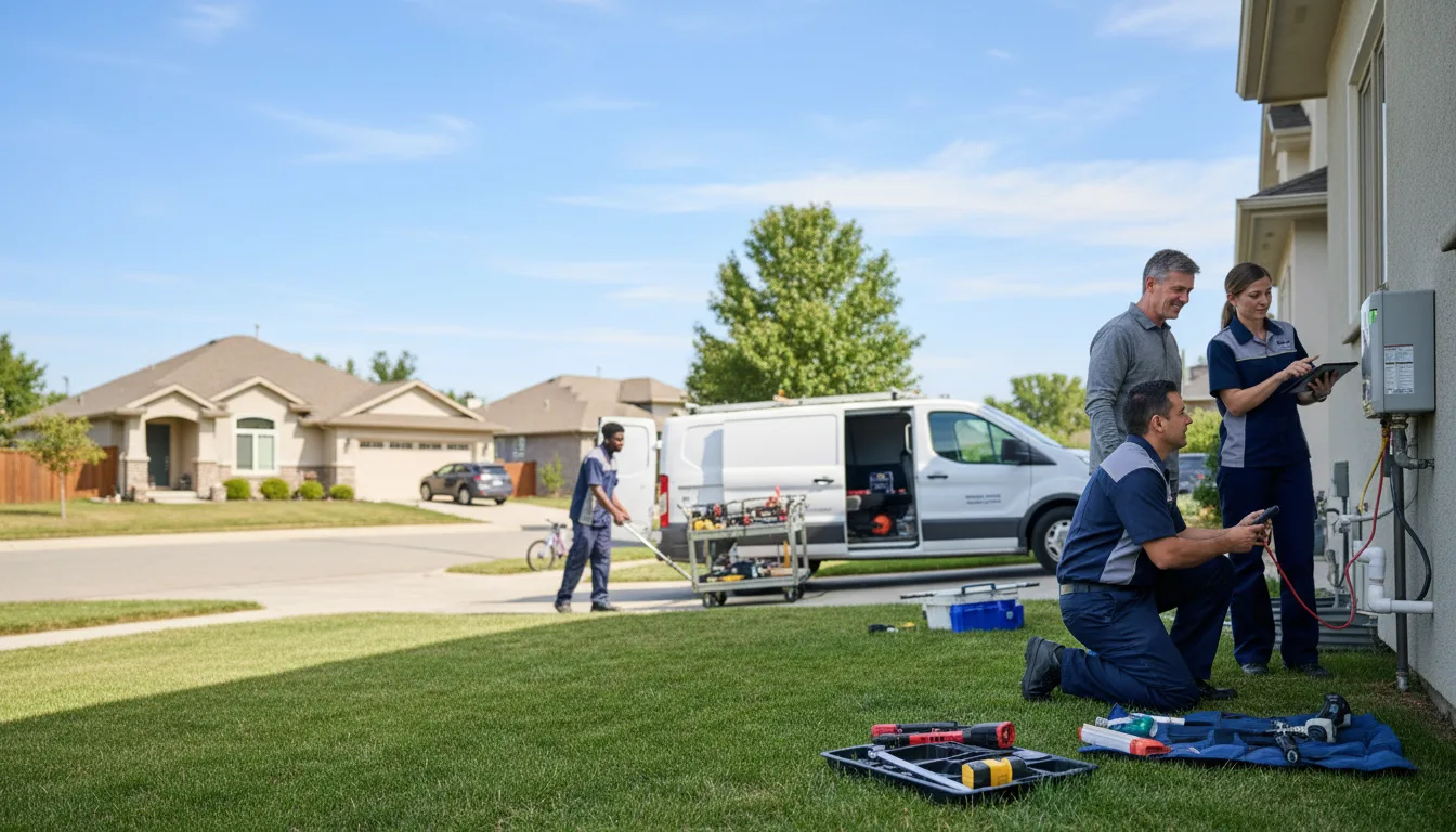 Tankless water heater service in Gilbert, PA